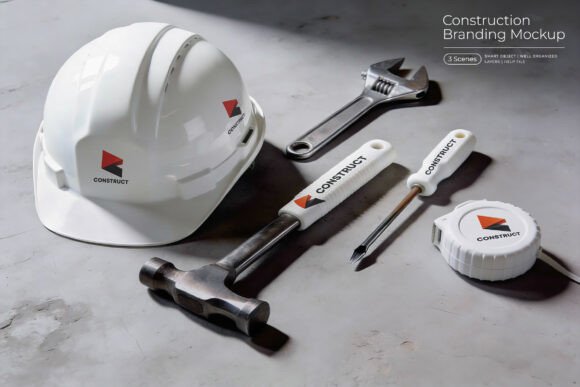Download Construction Branding Mockup Set - Branding mockup Collection