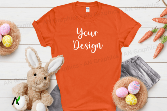 Download Easter Gildan 64000 Unisex Mockup 055 - Premium Bundle