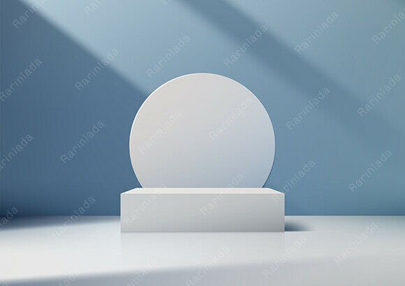 Download White Rectangular Podium Product Mockups - Product mockup Collection